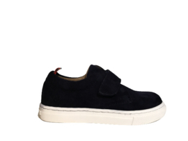 Clic CL-jvelcro  jongens sneaker blauw suede