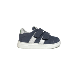 Pinocchio P1081 sneaker jongens klittenband jeans/blauw