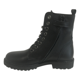 Clic CL-9584 meisjes veter boots met  studs