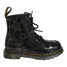 Dr. Martens 1460 Black Patent Lamper cosmic glitter meisjes veter boots