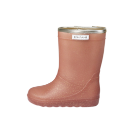 Enfant thermoboots Metallic Rose glitter