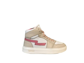 Gattino G1665 Meisjes sneaker half hoog rose combi