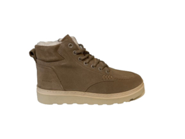 Nubbik Jonah Polar Fur Jongens Taupe Suede 36-39