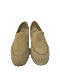 Hip Donna D1830 loafer naturel suede