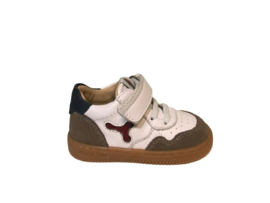 Shoesme BN24S012-A Jongens Babyproof sneaker White Taupe