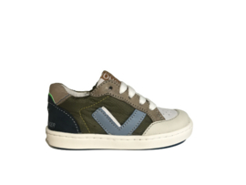 Shoesme UR23S043-G sneaker URBAN jongens groen grijs