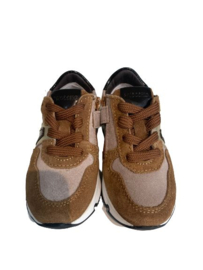 Pinocchio P1730 sneaker meisjes naturel cognac