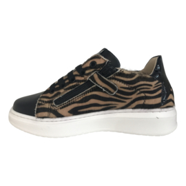 SHO.E.B.76 1704B6P meisjes sneaker zwart zebra