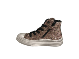 Kipling Betsy meisjes sneaker half hoog champagne glitter