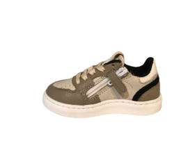 Gattino G1015 sneaker Wit Taupe maten 27-41