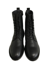 Hip H1312 veterboots meisjes zwart studs