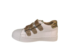 Shoesme SH23S016-B Sneaker White gold meisjes