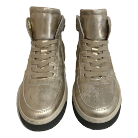 Hip H1174 meisjes sneaker half hoog goud metallic