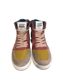 Hip H1012 half hoge sneaker Roze glitter
