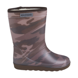 Enfant thermoboots Print Chestnut Camouflage