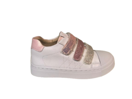 Shoesme SH23S016-A Sneaker White pink meisjes