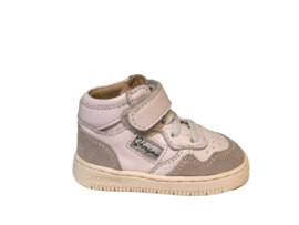Shoesme BN24S008-B Meisjes Babyproof sneaker Wit Zilver