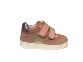 Clic CL-20319 meisjes rose sneaker met klittenband