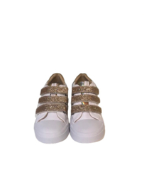 Shoesme SH23S016-B Sneaker White gold meisjes