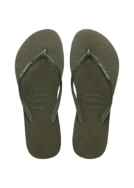 Havaianas Slipper Glitter Green Olive