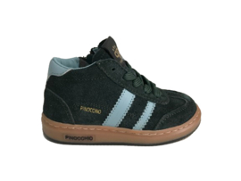 Pinocchio P1253 Jongens Sneaker Green
