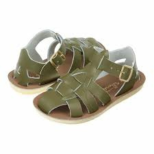 Salt-water Sandals Shark Child Olive