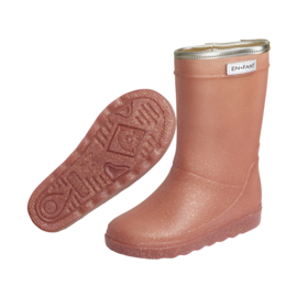 Enfant thermoboots Metallic Rose glitter