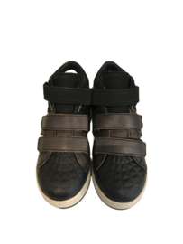 Hip H1691 sneaker klittenband zwart combi