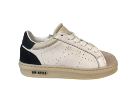 Hip H1505 witte sneaker combi grijs