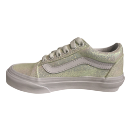 Vans Old Skool UV Glitter wit/roze, kleurt roze in de zon