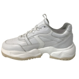 Hip Donna D1809 Wit leer sneaker dames