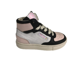 Kipling Bibi meisjes sneaker half hoog black pink