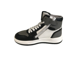 Hip H1012 sneaker Donker Grijs combi