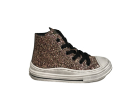 Kipling Betsy meisjes sneaker half hoog champagne glitter