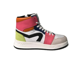 Hip H1012 Sneaker Halfhoog Beige Multicolour