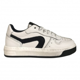 Hip H1618 sneaker laag wit blauw