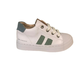 Shoesme SH23S004-D Sneaker White green Jongens