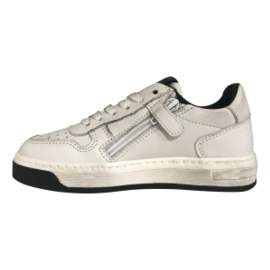 Hip H1618 sneaker laag wit blauw