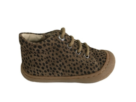 Naturino Cocoon suede pony  sand eerste loopschoentjes