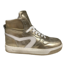 Hip H1301 Hoge sneakers Platina met veters en rits