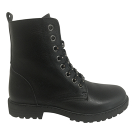 Clic CL-9584 meisjes veter boots met  studs