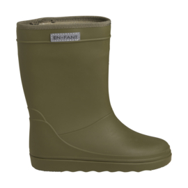 Enfant thermoboots Solid Ivy-Green adults