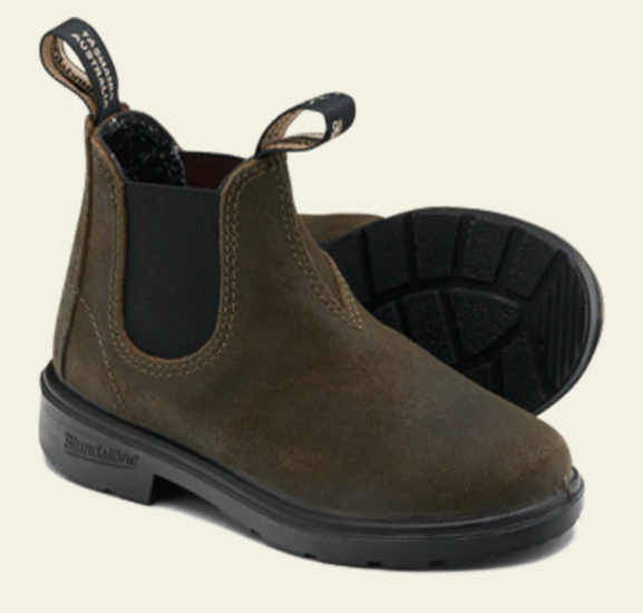 Blundstone elastic sided boot dark olive
