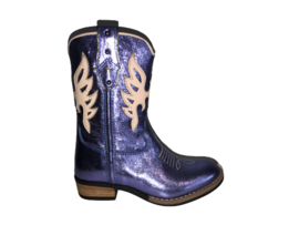 Hip H1700 meisjes western laars Licht Blauw combi