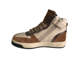 Hip H1301 Sneaker Half Hoog Taupe Combi