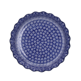 Bunzlau Castle Pie Dish Wide Edge - 1610 ml - Lace