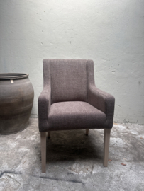 Urban sofa eetkamerstoel Dionne stof ravello mocca