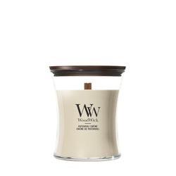 woodwick Patchouli Creme Geurkaars