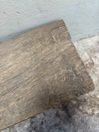 Prachtige vergrijsd houten tafel salontafel sidetable sideboard tv meubel televisie kast met metalen onderstel 164 x 40 x H39 cm sidetsble tv meubel landelijk stoer sober