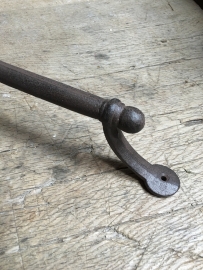 Zware kwaliteit gietijzeren deurknop beugel handgreep handvat klein bruin klink deurklink